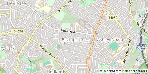 Map of Bristol, City of Bristol
