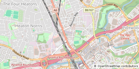 Map of Stockport