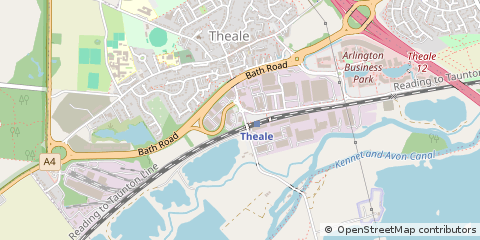 Map of Reading, Berkshire
