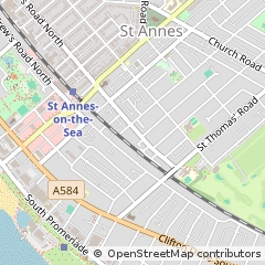 Map of Lytham ST Anne`s, Lancashire