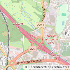 Map of Ashford, Kent
