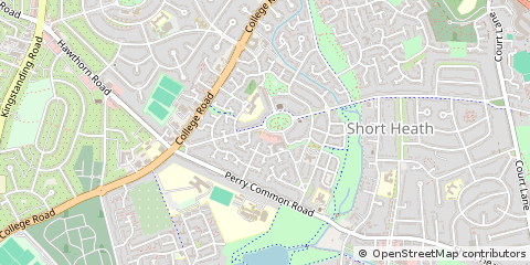 Map of Birmingham, West Midlands