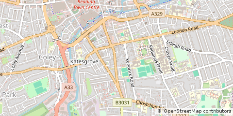 Map of Reading