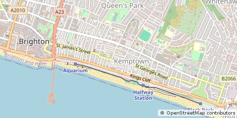 Map of Brighton, East Sussex