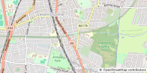 Map of Manchester