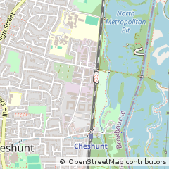 Map of Waltham Cross, Hertfordshire