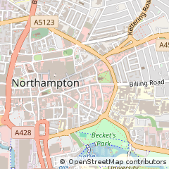 Map of Northampton