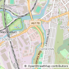 Map of Rotherham