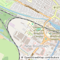 Map of Lincoln, Lincolnshire