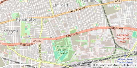 Map of Merseyside