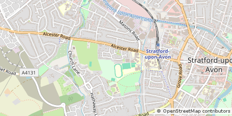 Map of Stratford-Upon-Avon