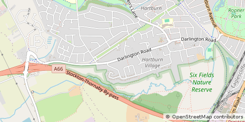 Map of Stockton on Tees