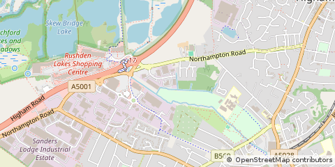 Map of Northamptonshire