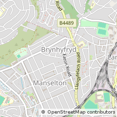 Map of Swansea