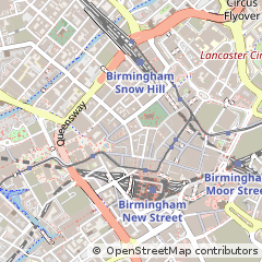 Map of Birmingham, West Midlands