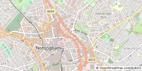 Map of Nottingham