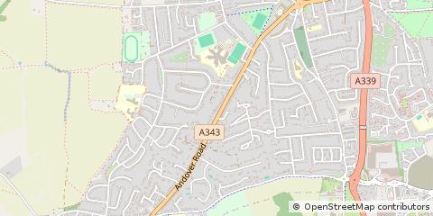 Map of Newbury, Berkshire