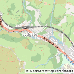 Map of Todmorden, West Yorkshire