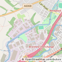 Map of Nelson, Lancashire