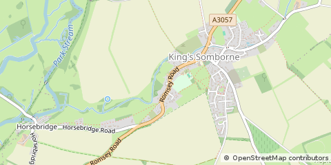 Map of Stockbridge, Hampshire