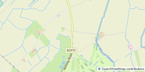 Map of Romney Marsh, Kent