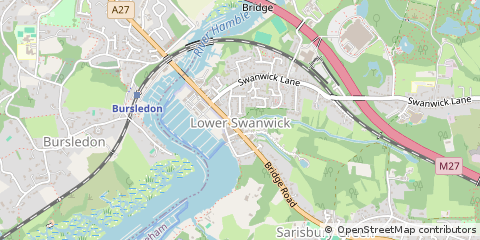 Map of Southampton, Hampshire
