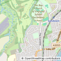 Map of Lake, Isle of Wight