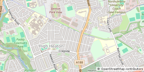 Map of Newcastle Upon Tyne