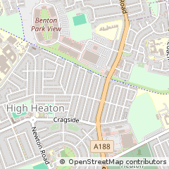 Map of Newcastle Upon Tyne