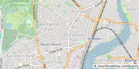 Map of Southampton
