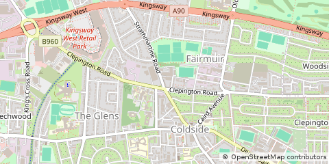 Map of Dundee