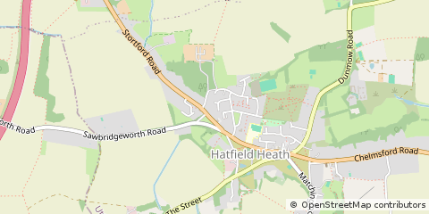 Map of Bishop's Stortford