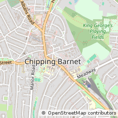 Map of Barnet, Hertfordshire