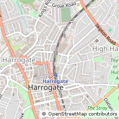 Map of Harrogate, North Yorkshire