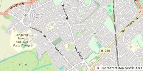 Map of Beverley, East Yorkshire