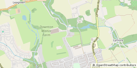 Map of Milford on SEA, Hampshire