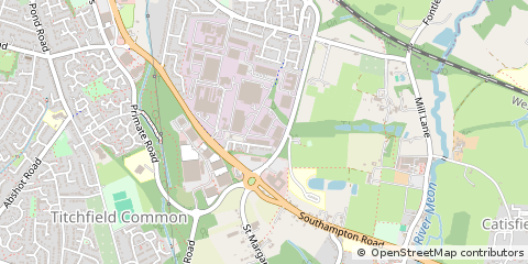 Map of Fareham, Hampshire