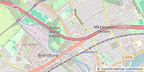 Map of Brentford