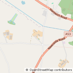 Map of Market Drayton, Shropshire