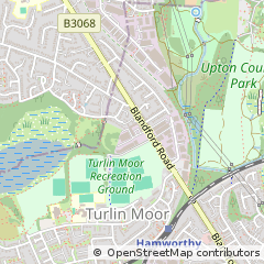 Map of Poole, Dorset