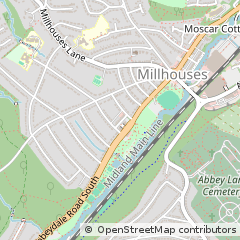 Map of Sheffield