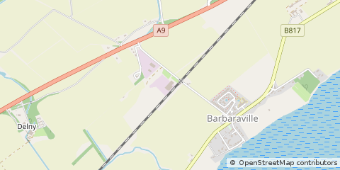Map of Invergordon, Ross-Shire