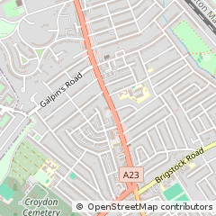 Map of Thornton Heath