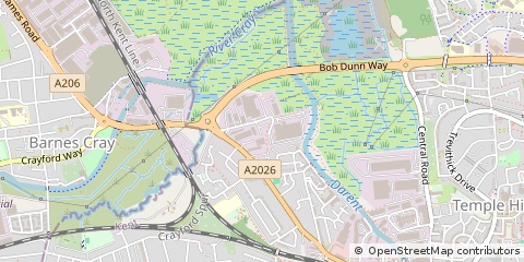 Map of Dartford, Kent