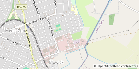 Map of Southport, Merseyside