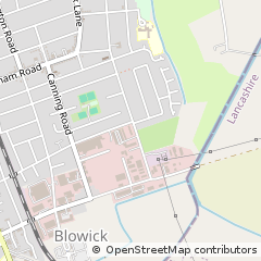 Map of Southport, Merseyside