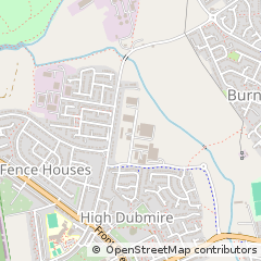 Map of Houghton LE Spring