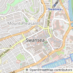 Map of Swansea