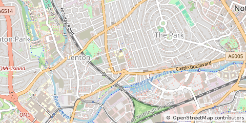 Map of Nottingham