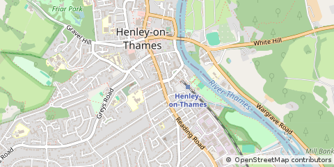Map of Henley-on-Thames